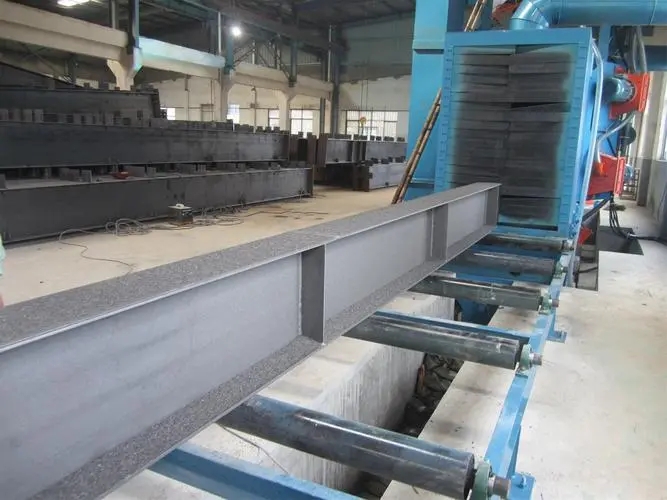 嘉定自动输送重型工件喷砂机及其应用