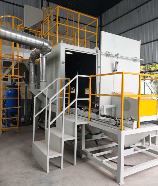 嘉定全自动喷砂机 实现无人化高效生产