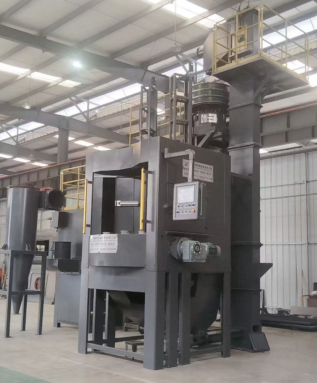 嘉定转盘式喷砂机 提升圆形工件处理效率