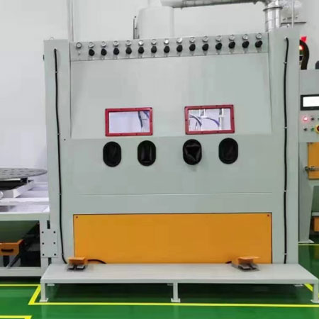 嘉定高效生产，从箱体手动喷砂机开始，提升零部件质量